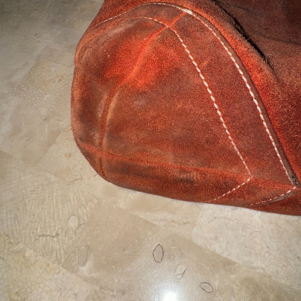 Coach Rich Brown Suede Crossbody Bag - Picture 4 of 10